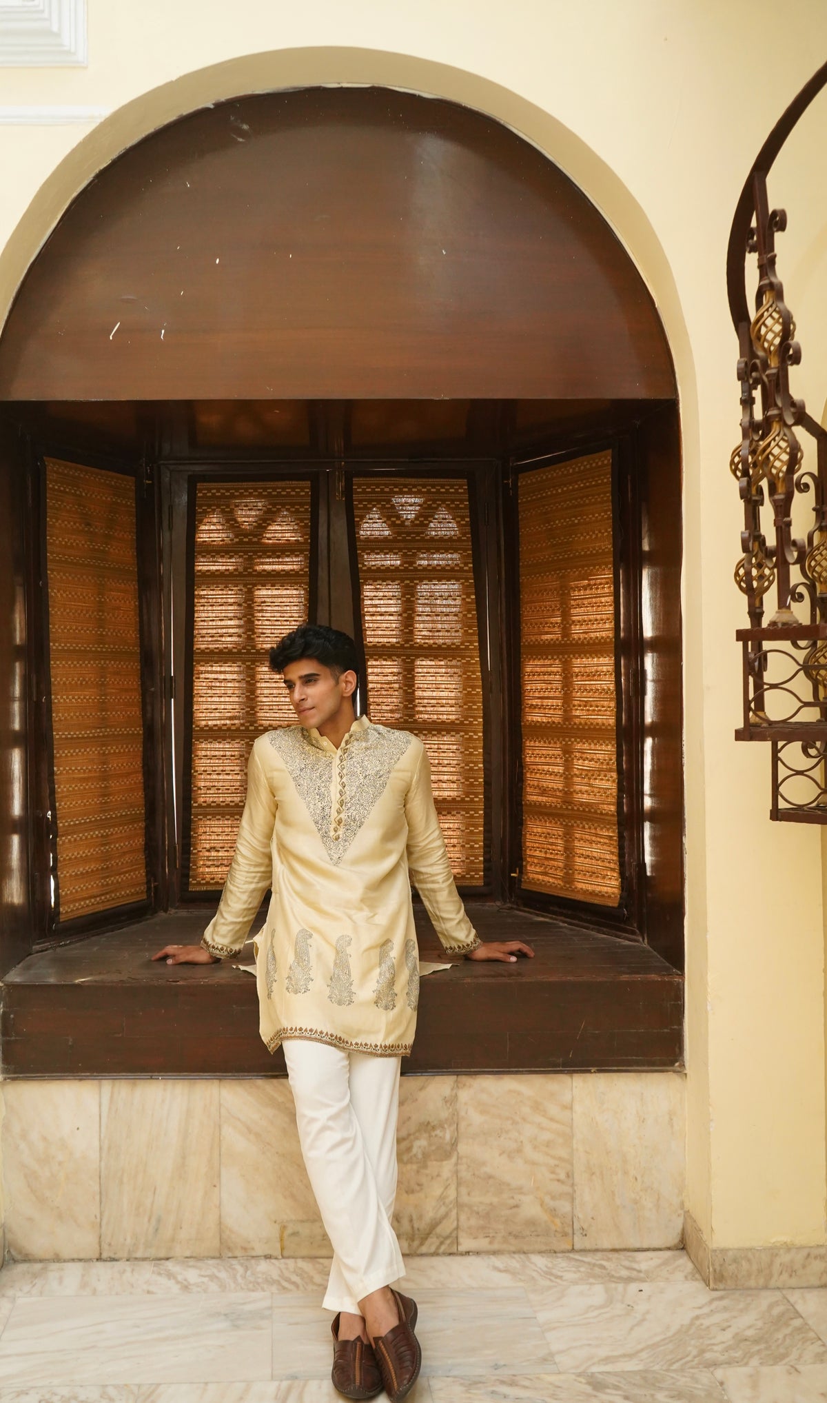WESTERN SAND KURTA SET