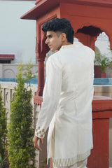 WHITE SAGE KURTA SET