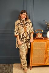 Kalam Cotton Silk Co-Ord Set