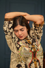 Kalam Cotton Silk Co-Ord Set
