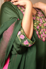 Gulbahar Floral Embroidered Kurta Set