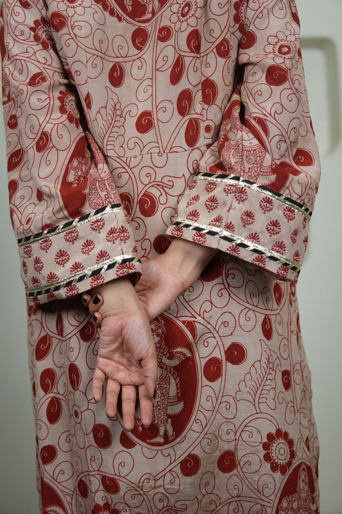 Gulkand Nayika Kalamkari Embroidered Kurta Set