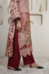 Gulkand Nayika Kalamkari Embroidered Kurta Set