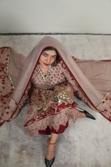 Gulkand Nayika Kalamkari Embroidered Kurta Set
