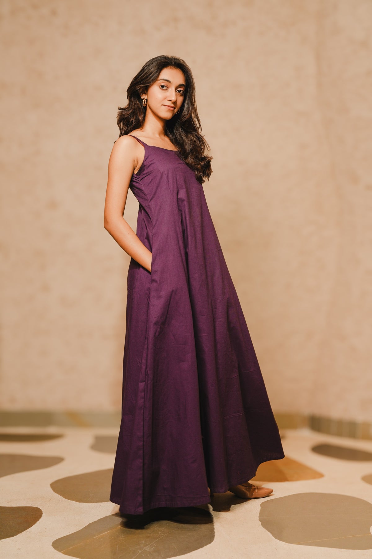 DUSKY BERRY DRESS