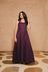 DUSKY BERRY DRESS