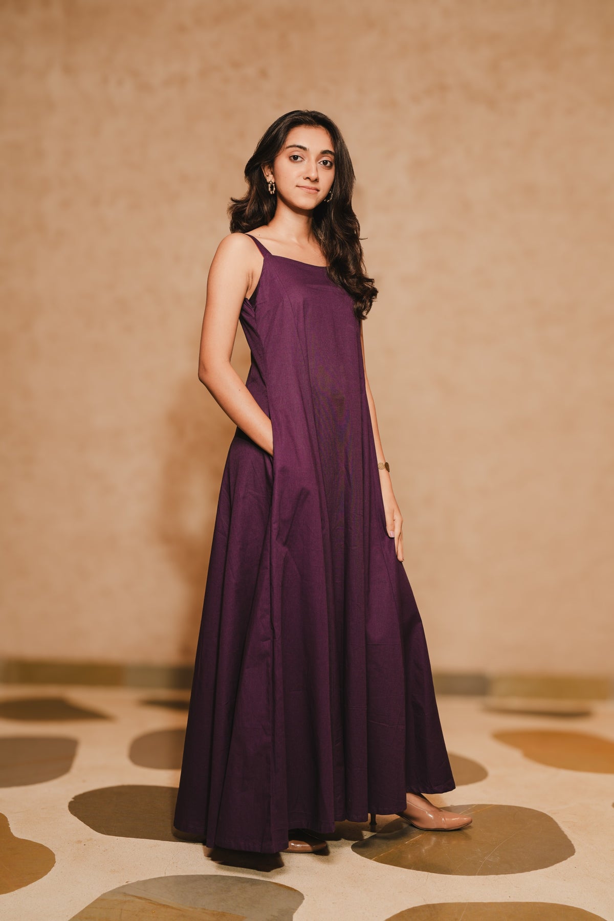 DUSKY BERRY DRESS
