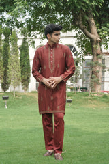 SULA RED KURTA SET