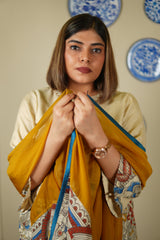 Neel Kesar Short Kurta Set