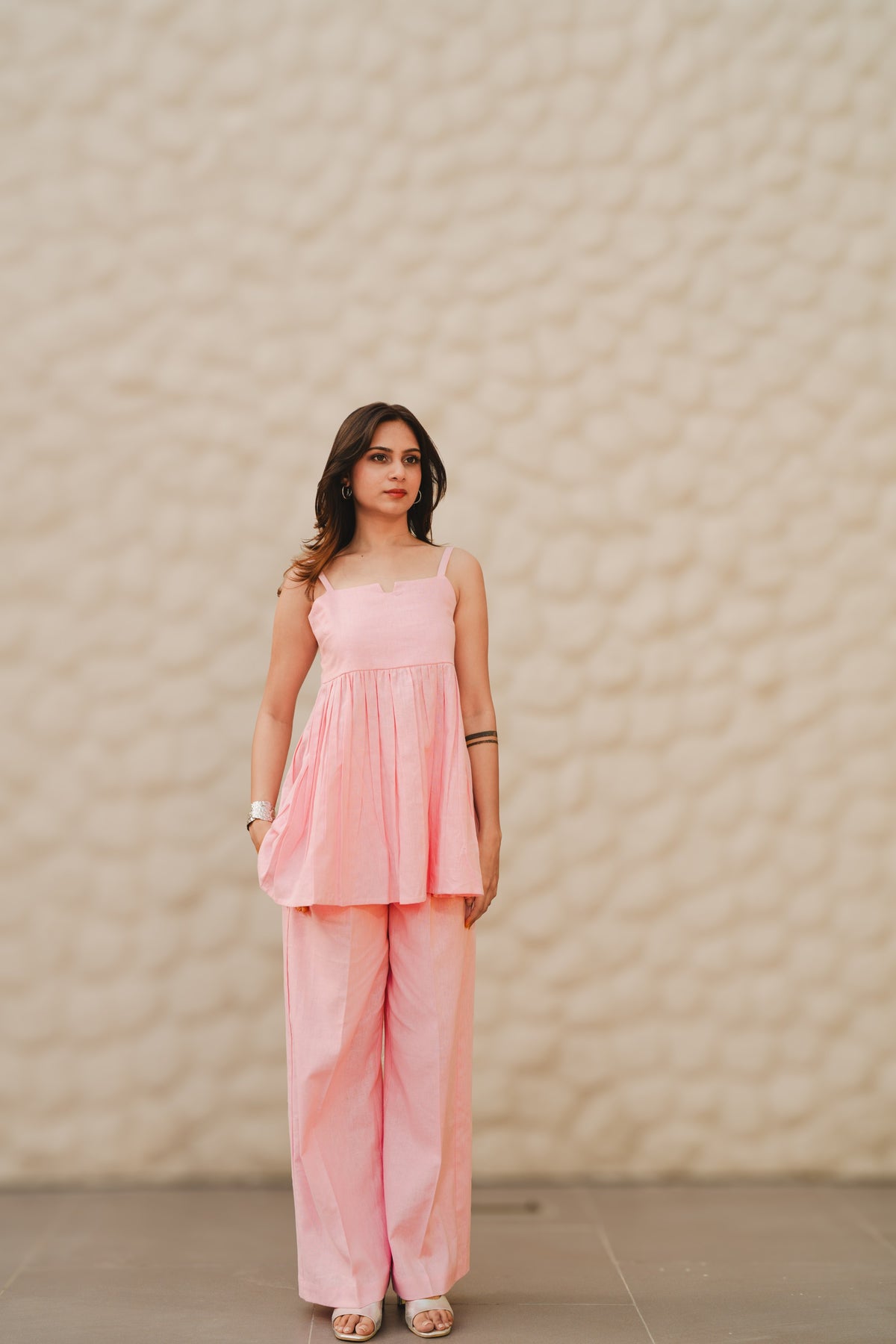 BLUSH LINEN CO-ORDS