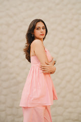 BLUSH LINEN CO-ORDS
