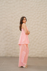 BLUSH LINEN CO-ORDS