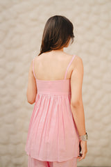 BLUSH LINEN CO-ORDS