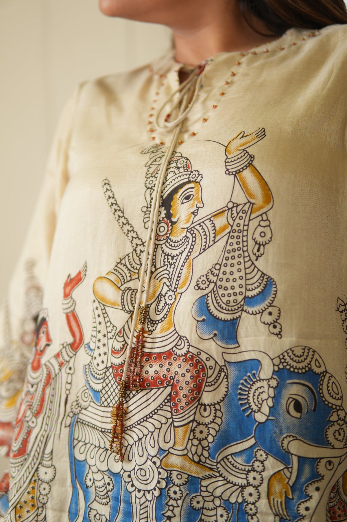 Neel Kesar Short Kurta Set