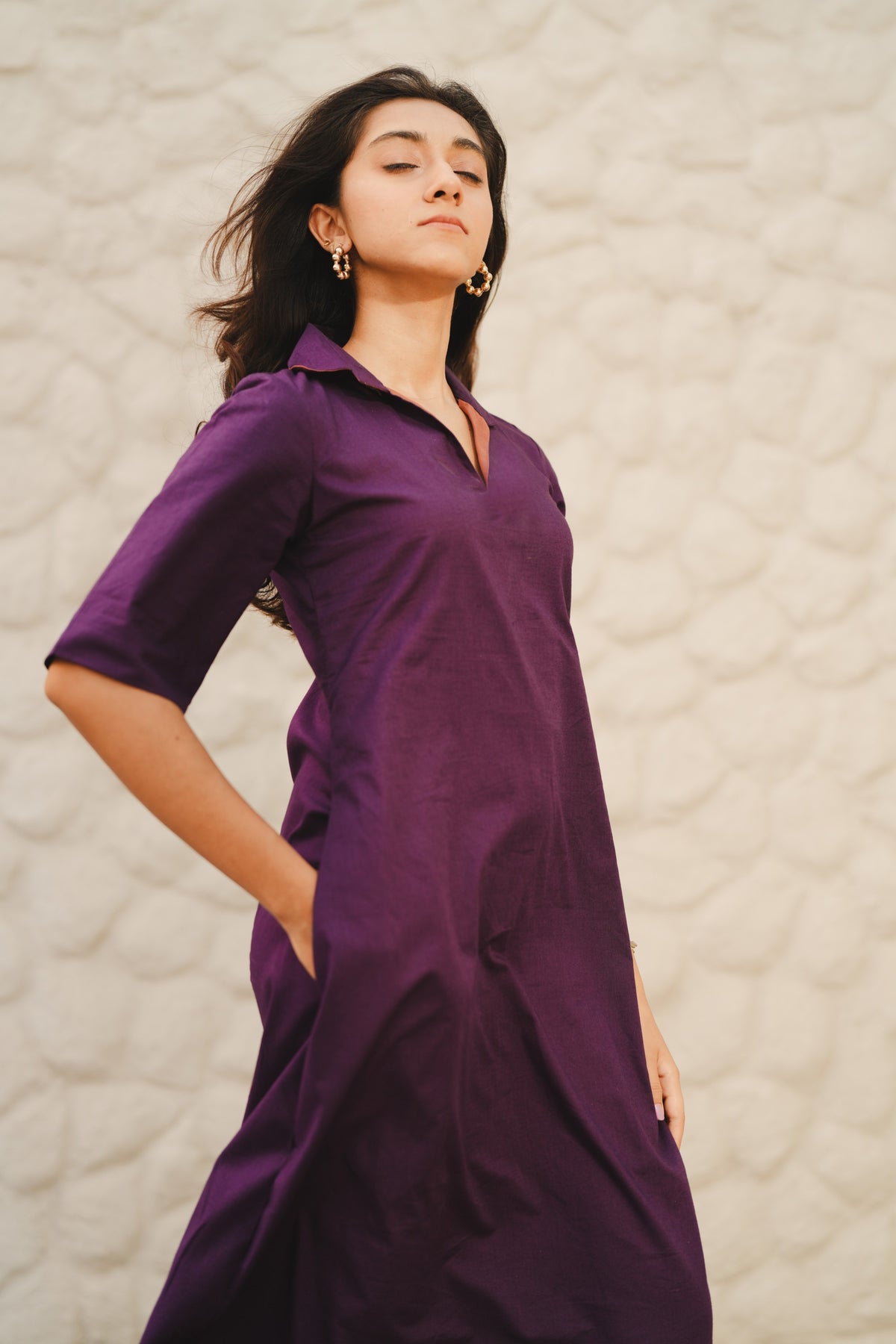 MOONWINE SHIRT DRESS