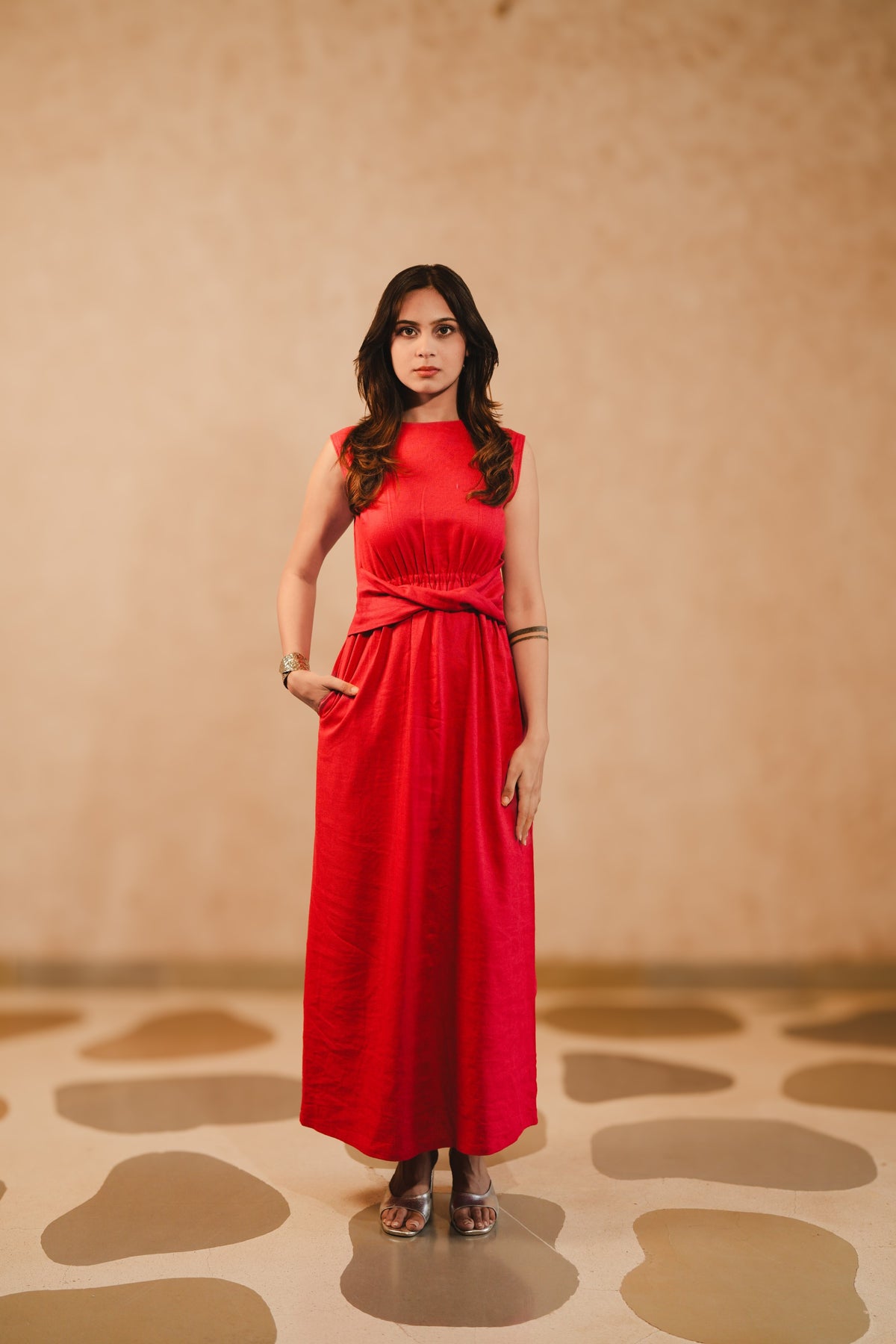 PEONIE LINEN DRESS