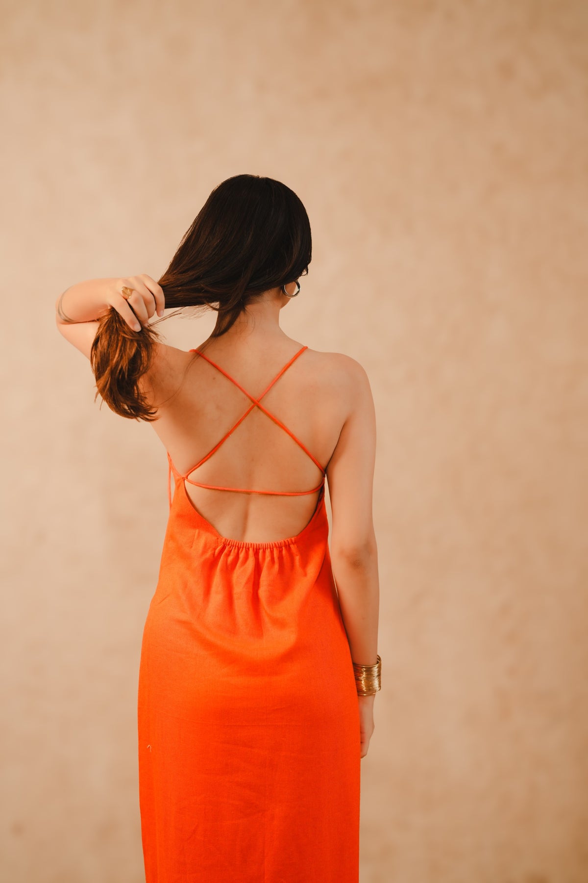 MARIGOLD LINEN DRESS