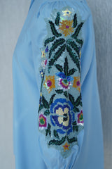 Sky Blue Cotton Shirt