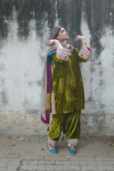 Khaas Dhoop Velvet Suit