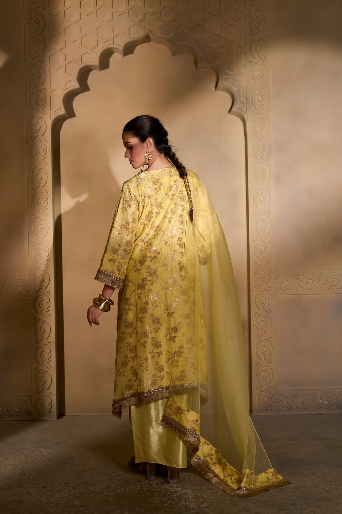Canola Drape Dhoti Suit