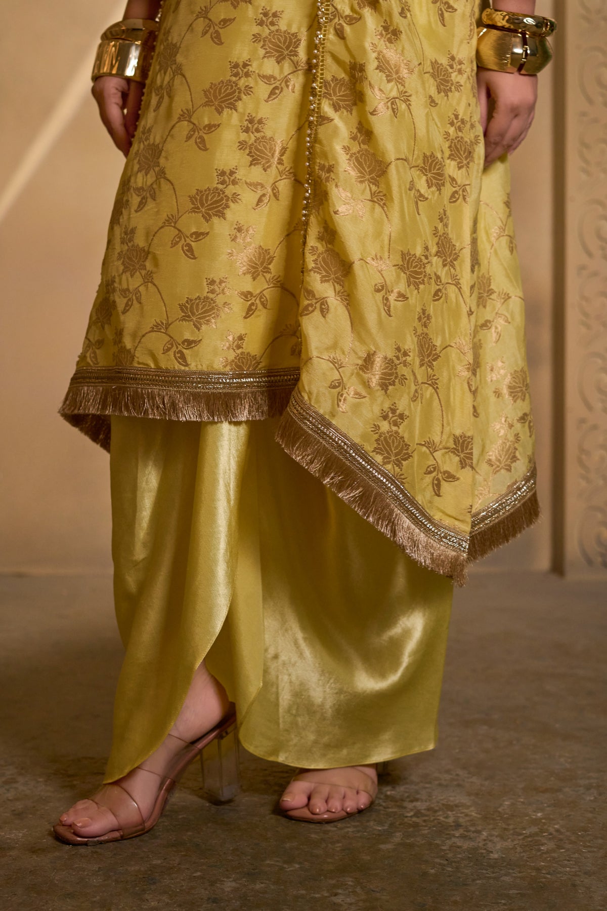 Canola Drape Dhoti Suit