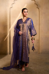 Chelpark Mirror Tunic Set In Dual Shade