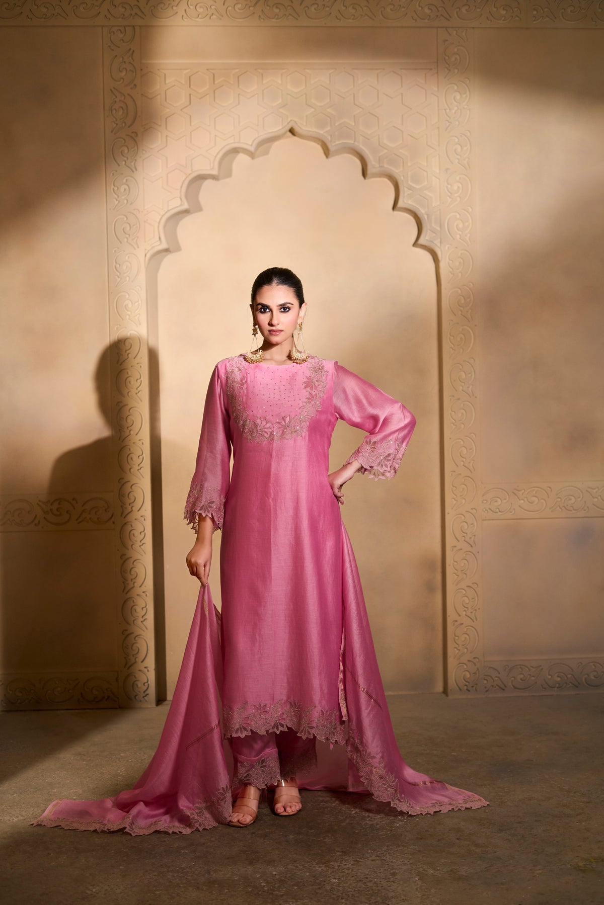 Chrysanthemum Blush Suit Set
