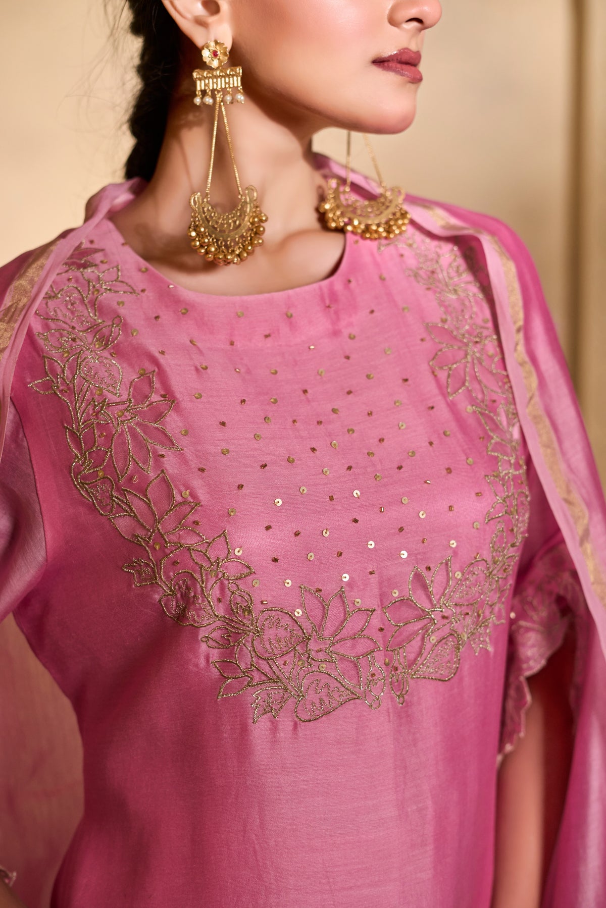 Chrysanthemum Blush Suit Set