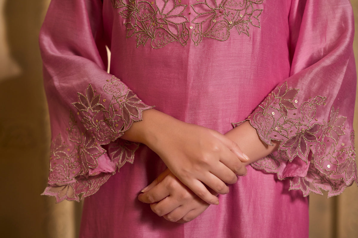 Chrysanthemum Blush Suit Set