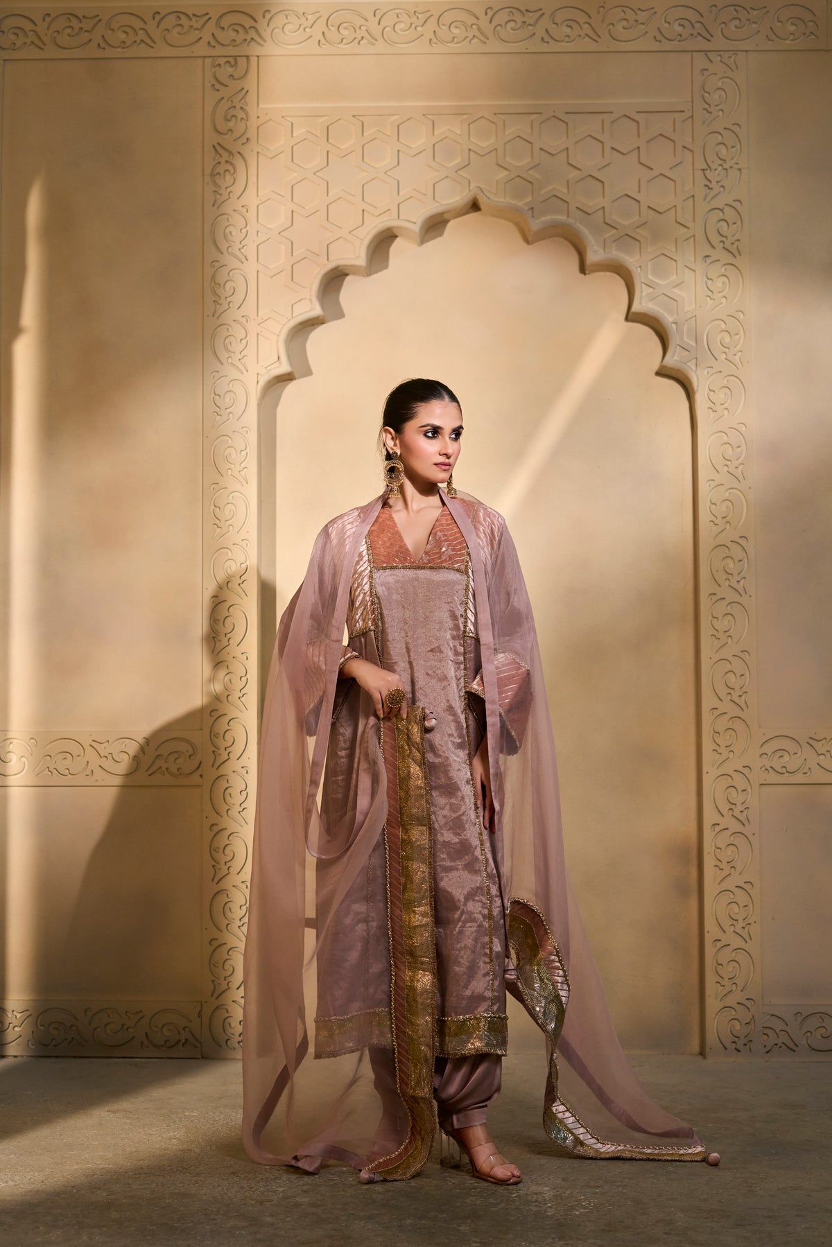 Evening Blush Tunic set