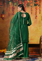 Green Gharara Set