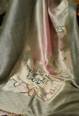 Vibrant Pink and Green Sharara Set