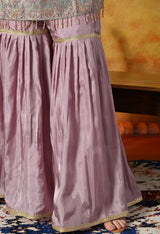 Timeless Pastel Lilac Gharara Set