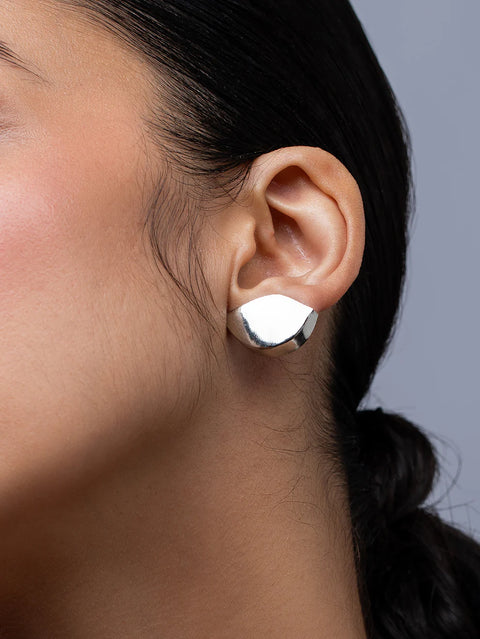 Silver Drip Earrings