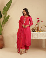 Rani Suit Set with Sleeve Detailing