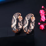 Leopard Bling Hoops