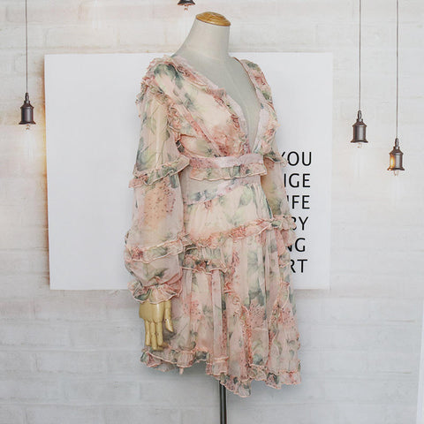 Floral Chiffon Summer Dress