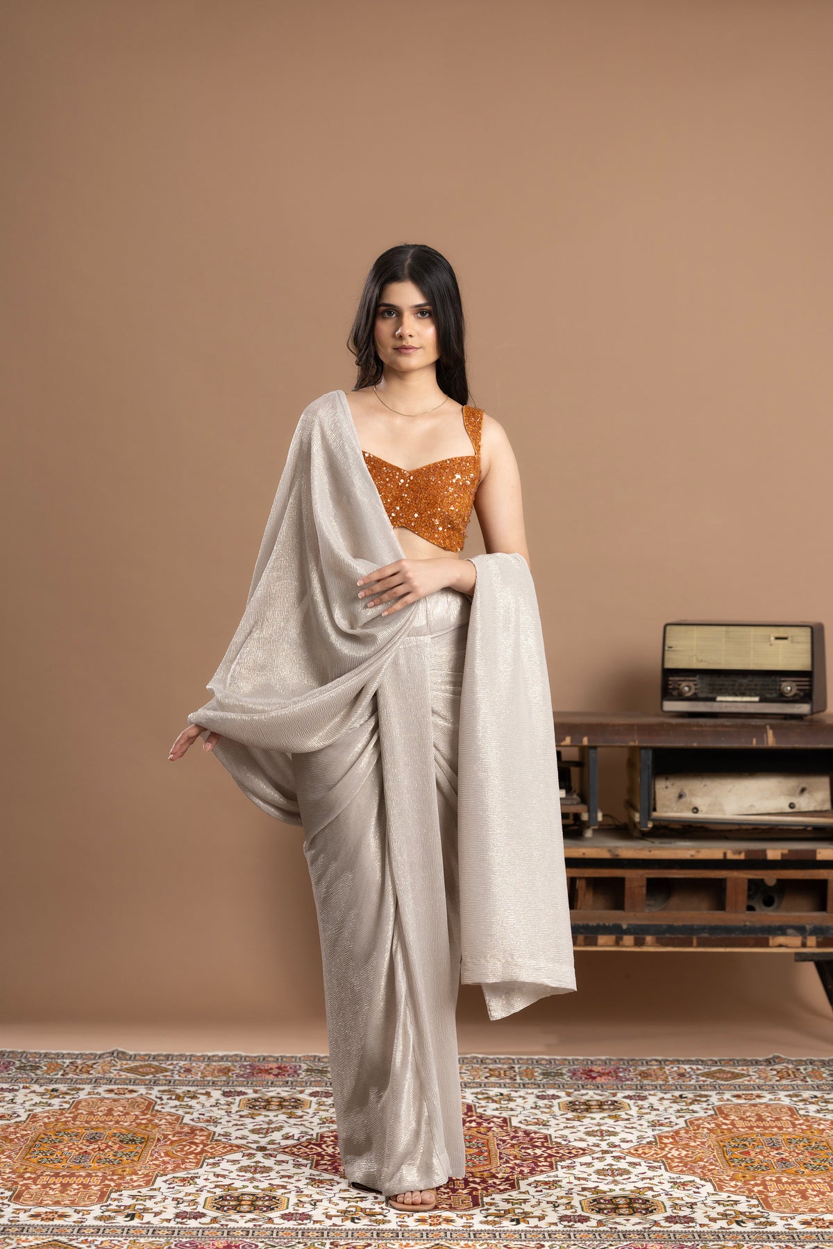 Pre-Draped Saree