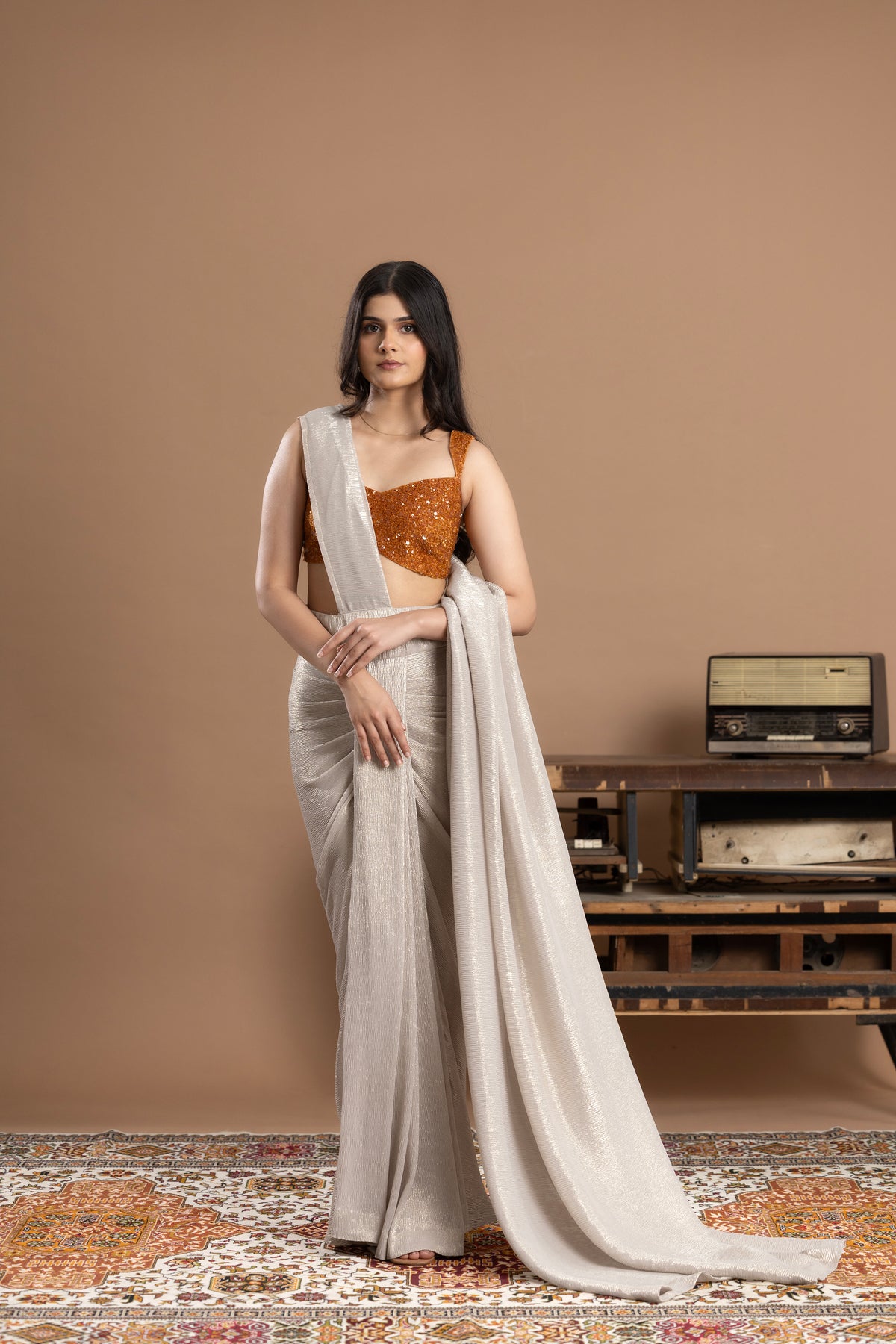 Pre-Draped Saree