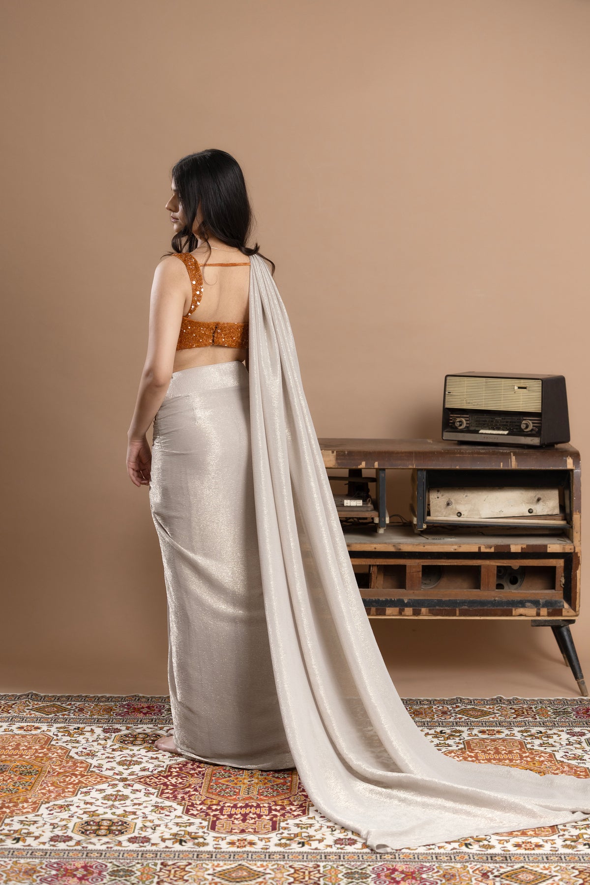 Pre-Draped Saree