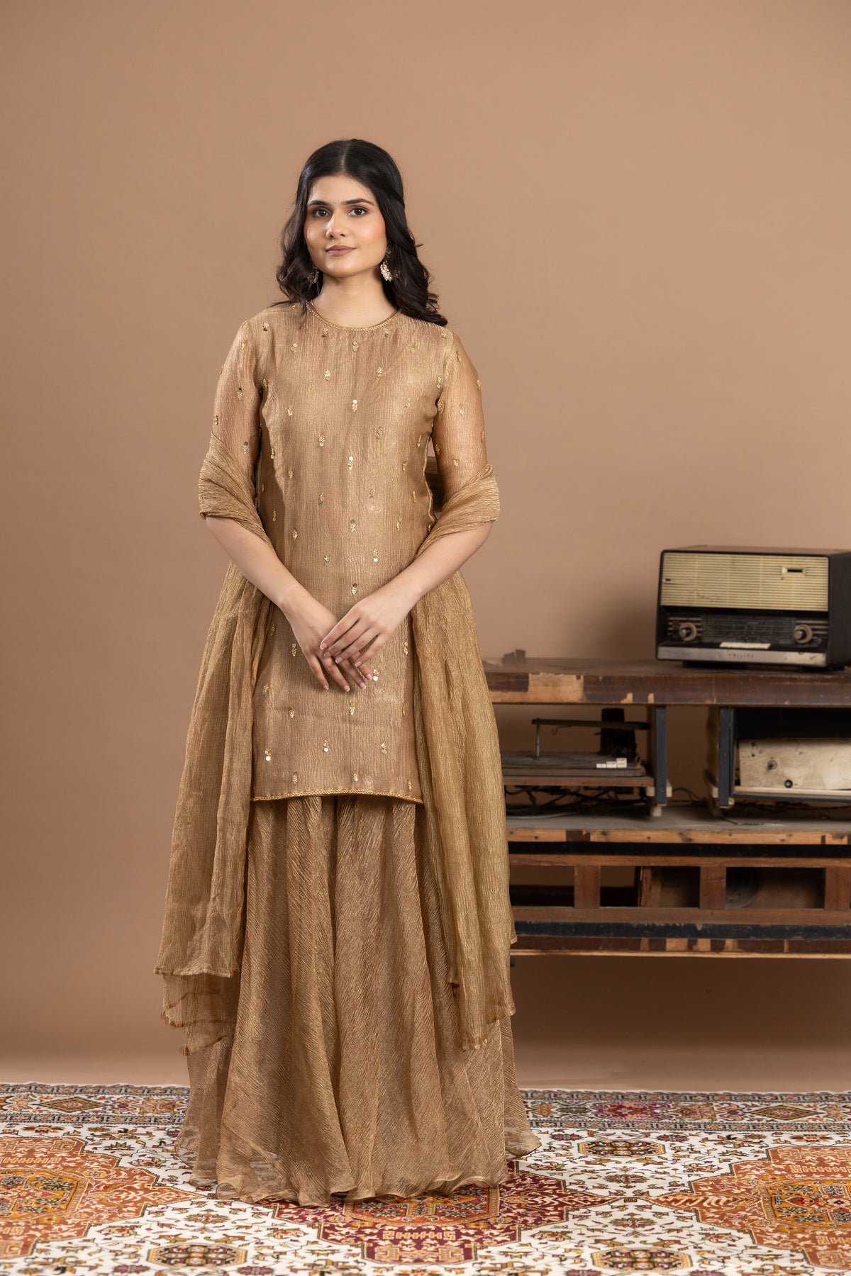 Tissue Gharara Set