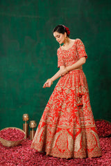 Red Lehenga Choli Set