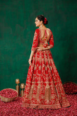 Royal Red Lehenga Choli Set