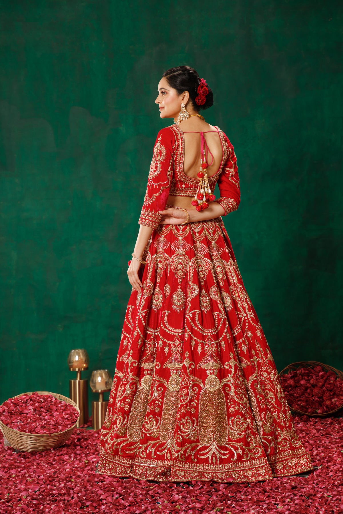 Royal Red Lehenga Choli Set