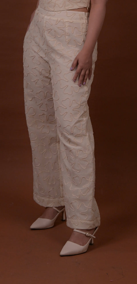 White Petal Pants
