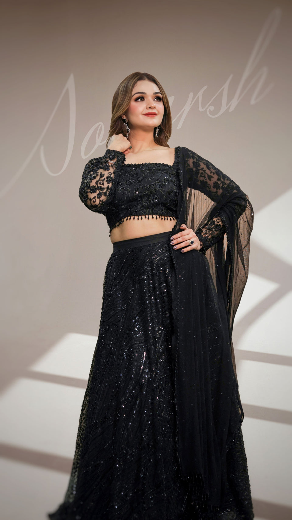 Black Lehenga