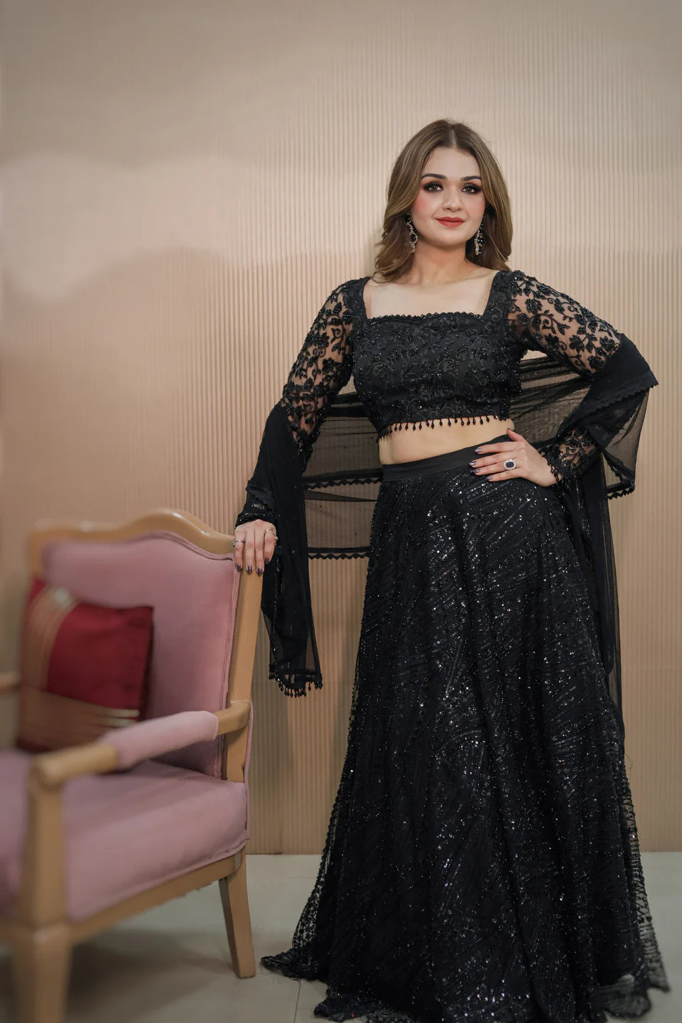 Black Lehenga