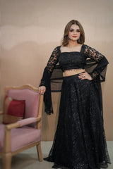 Black Lehenga