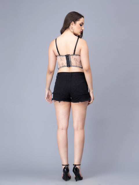 Floral Drama Bustier