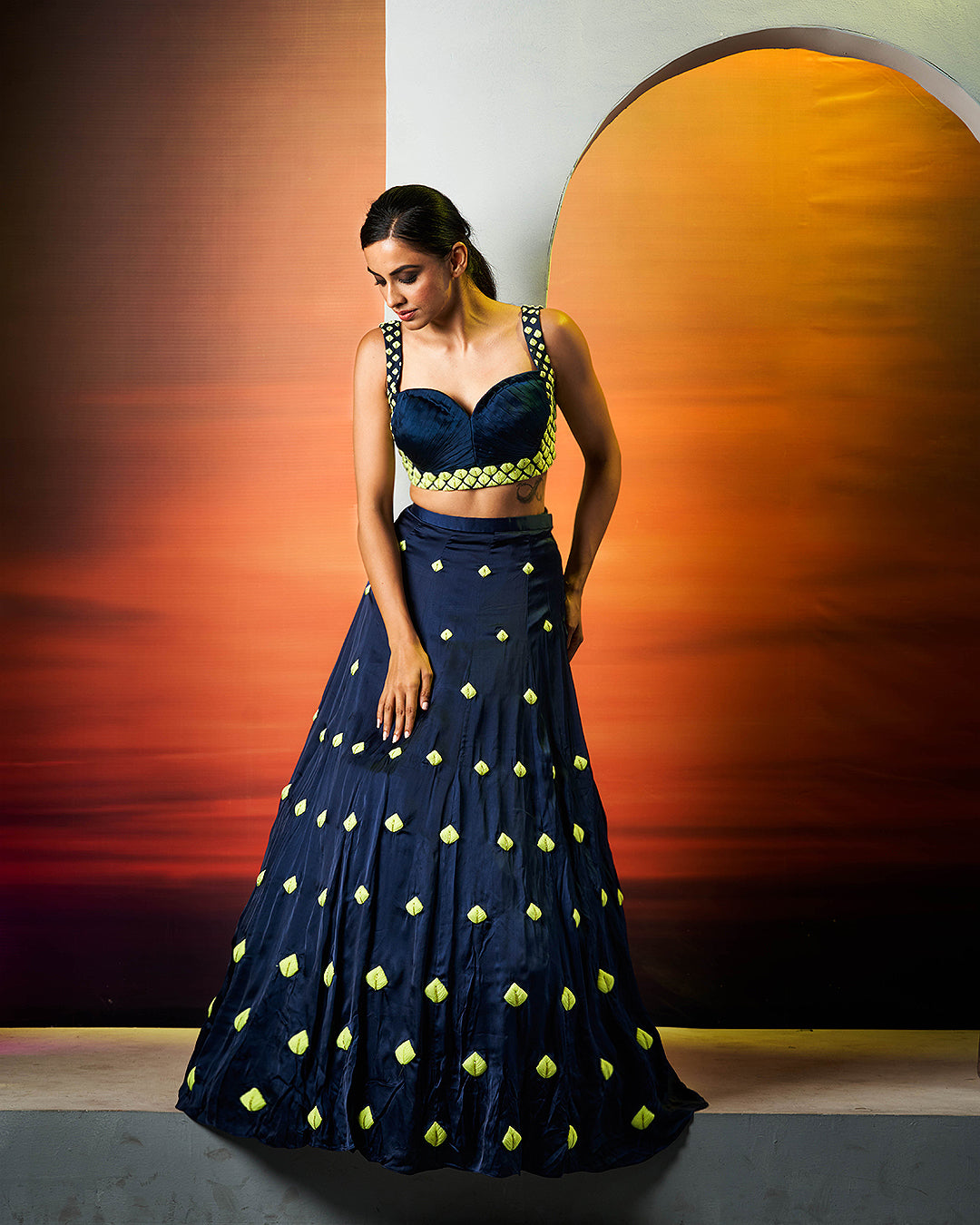 Kyra – Bamberg Silk Lehenga Set